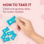 5 - HealthKart HK Vitals Biotin (10000 mcg), 60 gummies Strawberry+Cranberry