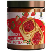1 - IRON LIFTERS Peanuts Butter, 1 kg Crunchy Strawberry