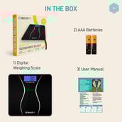 5 - Boldfit Digital Bathroom Weighing Scale, Black