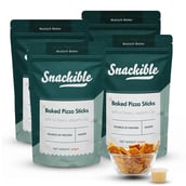 1 - Snackible Baked Pizza Sticks,  Unflavoured (Pack of 4)  75 g 