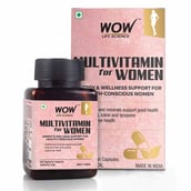 1 - Wow Life Science Multivitamin for Women,  60 veggie capsule(s)  Unflavoured 