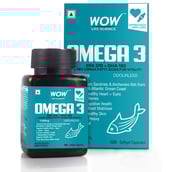 1 - Wow Life Science Omega 3 1500mg,  60 softgels 