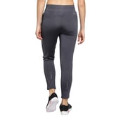 4 - John Ally Women's Gym Zipper Track Pant with Sweat Wicking,  Gunmetal Grey  Small 