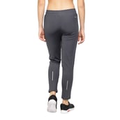 4 - John Ally Women's Gym Track Pant Zipper Pocket with Anti-Microbial Technology,  Gunmetal Grey  Small 