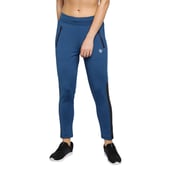 1 - John Ally Women's Slim Fit Track Pant, Berlin Blue Medium