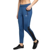 2 - John Ally Women's Slim Fit Track Pant,  Berlin Blue  Small 