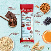 2 - Bagrrys The Mighty Muesli Bars,  6 Piece(s)/Pack  Choco Nut Delight 