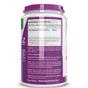 2 - HealthyHey Nutrition Natural Pre-Workout Red Spinach Extract 333mg,  90 capsules  Unflavoured 