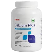 1 - GNC Calcium Plus with Magnesium and Vitamin D3 (1000mg),  180 tablet(s)  Unflavoured 
