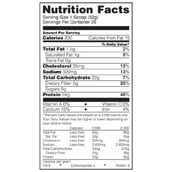 ON (Optimum Nutrition) Natural 100% Oats & Whey, 3 lb Vanilla Bean