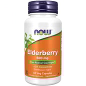 1 - Now Elderberry 500 mg,  60 veggie capsule(s) 