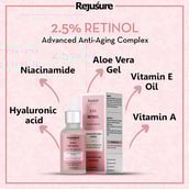 4 - Rejusure Retinol Facial Serum, 10 ml Advanced Anti Aging Complex