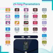 4 - beatXP Infinity Weighing Scale with BMI,  Blue 