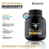3 - Bolt Whey Isolate Super-Charged With Phycocyanin, 5 lb Piedmont Chocolate