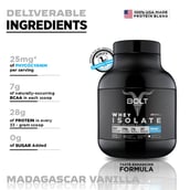 3 - Bolt Whey Isolate Super-Charged With Phycocyanin, 2 lb Madagascar Vanilla