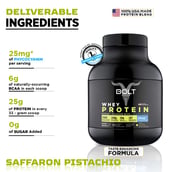 3 - Bolt Whey Protein Super-Charged With Phycocyanin, 2 lb Saffron Pistachio