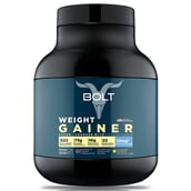 1 - Bolt Weight Gainer Super-Charged with Phycocyanin,  5 lb  Jalgon Banana with Free Shaker 