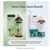 2 - Kapiva Hair Care Juice, Unflavoured (Pack of 2) 1 L