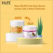 8 - INLIFE Face Scrub,  100 g  Natural Fruit 
