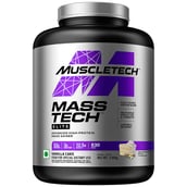 1 - MuscleTech Mass Tech Elite High-Protein Mass Gainer,  6.61 lb  Vanilla Cake 