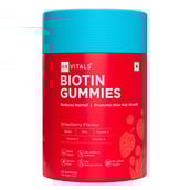 1 - HealthKart HK Vital Biotin OP,  30 gummies  Strawberry 