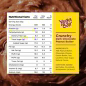 4 - Yogabars Dark Chocolate Peanut Butter,  1 kg  Crunchy & Chocolatey 