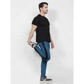 6 - John Ally Men's Gym & Sports Trackpant with Two Zipper Pockets,  Berlin Blue  XL 