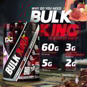 3 - Doctor'S Choice Bulk King Advanced Mass and Weight Gainer,  6.6 lb  Strawberry Banana Milkshake 