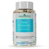 1 - Neuherbs Probiotics with Added Prebiotics,  60 veggie capsule(s)  Unflavoured 
