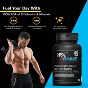 3 - HRX AGame Power-Vit Daily Multivitamin,  60 tablet(s)  Unflavoured 