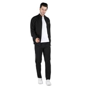 1 - John Ally Men's Gym Tracksuit with Zipper Pockets,  Black  Small 