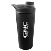 GNC Live Well Steel Shaker, Black, Freebie 750 ml