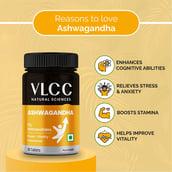 2 - VLCC Natural Sciences Ashwagandha (Pack of 2),  60 tablet(s) 