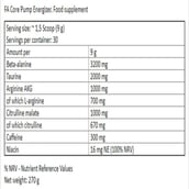 2 - Fa Core Pump Energizer, 0.59 lb Citrus Peach