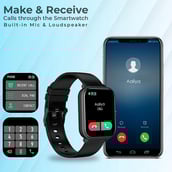 4 - Ptron Pulsefit Pro Bluetooth Calling Smartwatch,  Black  Free Size 