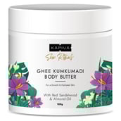 1 - Kapiva Ghee Kumkumadi Body Butter,  100 g  with Red Sandalwood & Almond Oil 