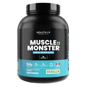 1 - HealthXP Muscle Monster Mass Gainer, 6 lb Vanilla