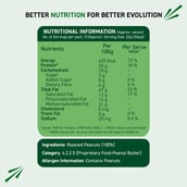 4 - Alpino Natural Peanut Butter (Unsweetened),  0.400 kg  Crunch 