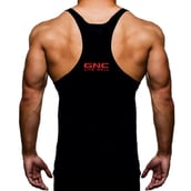 2 - GNC Plain Stringer for Men, Black M
