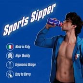 3 - Fast & Up Sipper Water Bottle,  Blue  500 ml 