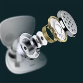 4 - Lenovo HT06 Bluetooth Headset,  White 