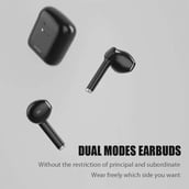 4 - Lenovo QT83 Bluetooth Headset, Black