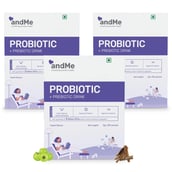 1 - andMe Probiotic & Prebiotic Drink, 25 sachets/pack Peach (Pack of 3)