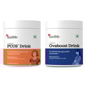 1 - andMe PCOS & Ovaboost Drink Combo, 2 Piece(s)/Pack Mixed Berries & Strawberry
