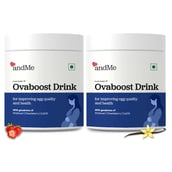 1 - andMe Ovaboost Drink Strawberry (Pack of 2),  250 g 