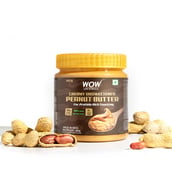 5 - Wow Life Science Unsweetened Peanut Butter, 500 g Creamy