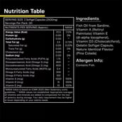 3 - HRX AGame Omega 3 3 Fish Oil, 60 softgels