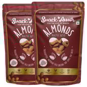 1 - SnackAmor Roasted Salted Almonds,  170 g  Unflavoured (Pack of 2) 