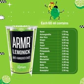 5 - ARMR Anti Hangover Shot, 6 Piece(s)/Pack Lemon