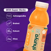 3 - Shunya GO, 300 ml Zesty Orange (Pack of 6)